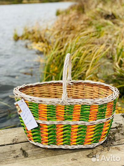 Корзины из вареного лыка