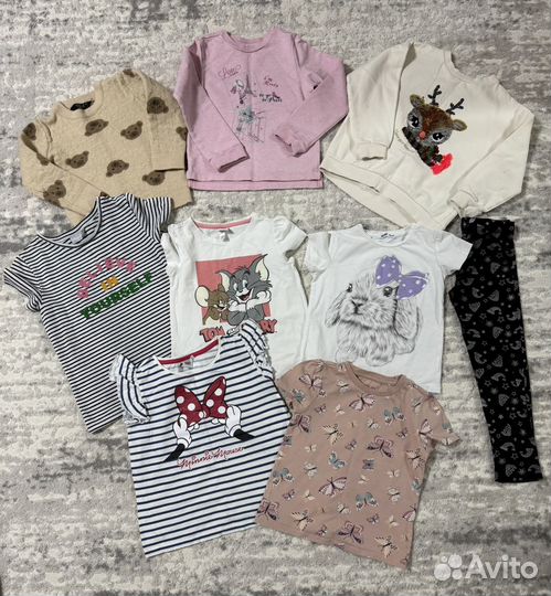 Вещи пакетом на девочку 110