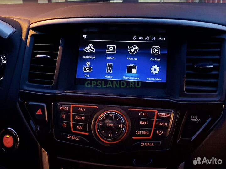 Блок навигации android/carplay для Nissan/Infinity