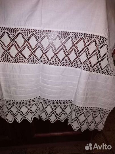 Подзор старинный с прошвой