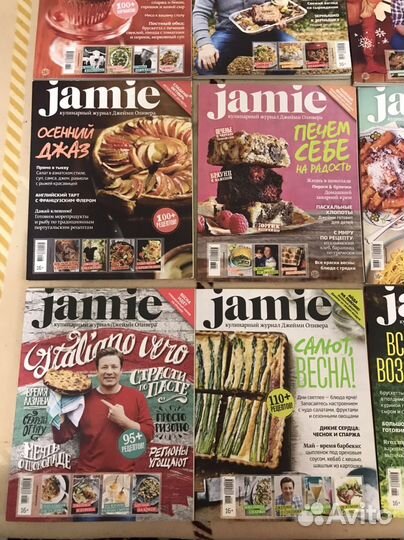Кулинарные журналы Джейми Оливера 14 шт