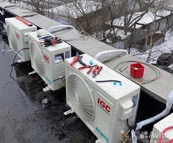 Установка кондиционеров Сплит Систем