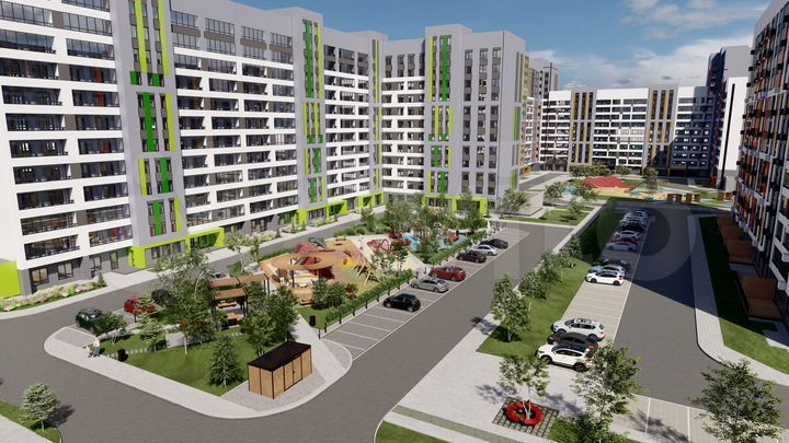 2-к. квартира, 44,2 м², 1/12 эт.