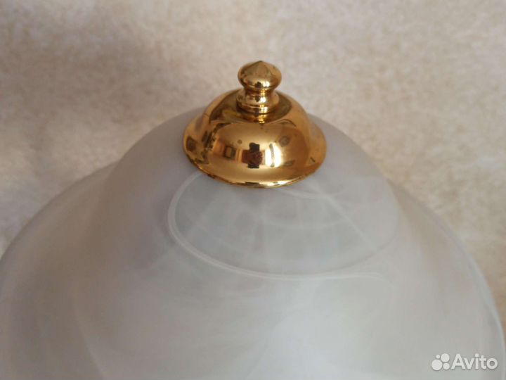 Парная настольная лампа СССР Белый светильник