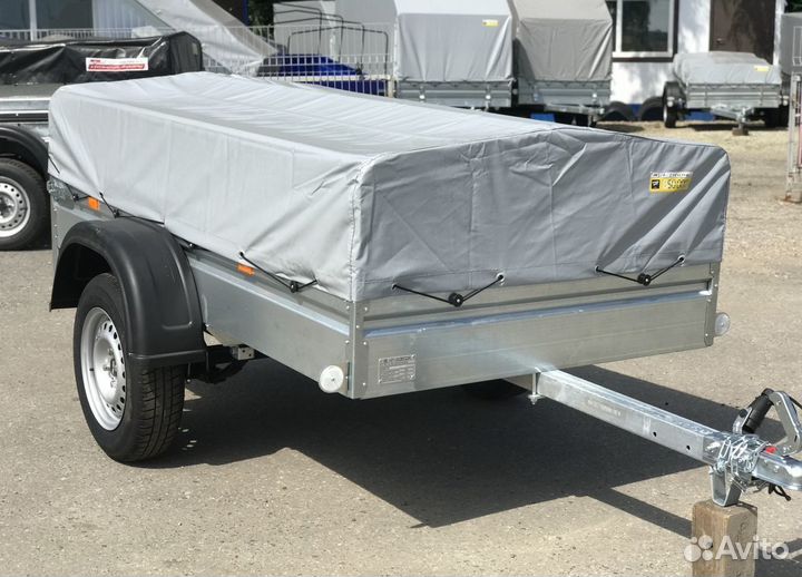 Прицеп Мзса компакт с тентом 2,1х1,1х0,6м