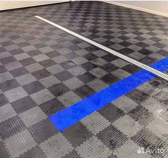 Пвх плитка для гаража