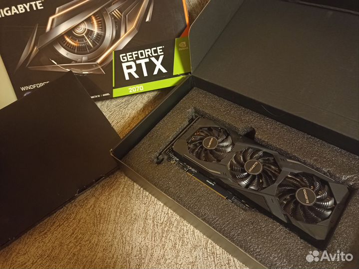 Видеокарта RTX 2070 8GB Gigabyte