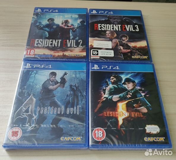 Серия игр Resident Evil PS4 Новыe