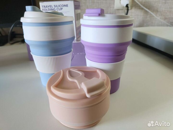 Стакан складной силиконовый 350 мл