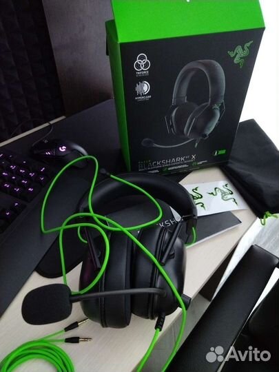 Игровые наушники Razer BlackShark V2 X Black