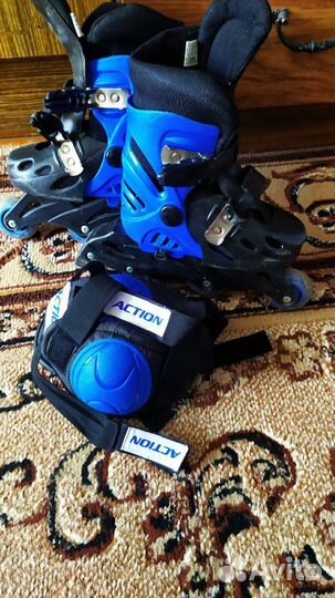 Ролики раздвижные размер 31 по 34