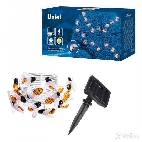 Гирлянда на солнечной батарее USL-S-127/PT4000