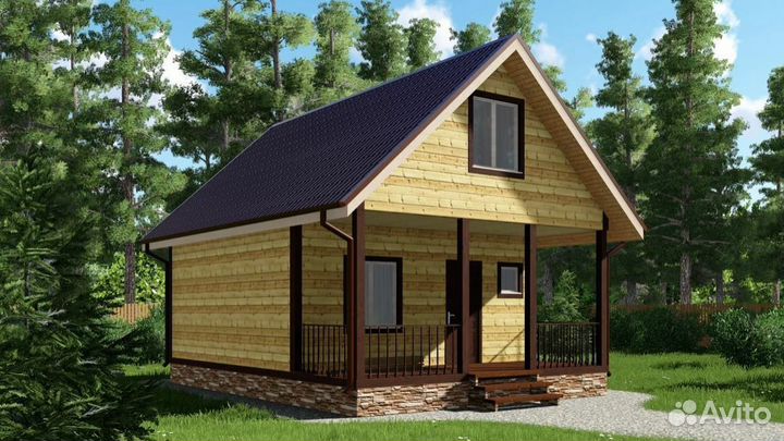 Профилированный брус домокомплект 6 на 8 м