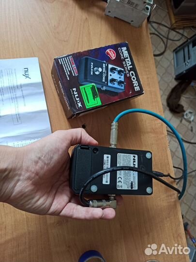 NUX metal core Distortion Гитарная педаль