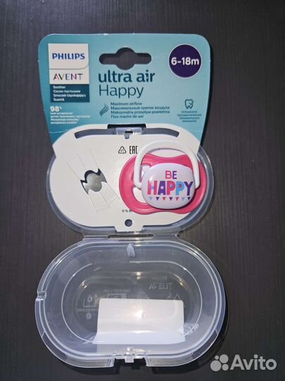 Пустышка avent 6 18