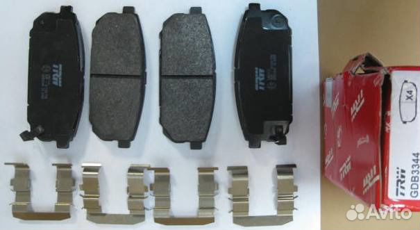 Колодки задние к-кт Kia Sorento 2002-2009