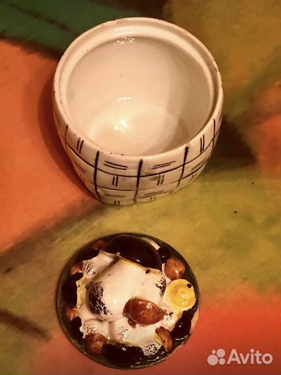 Лукошко Фигурки фарфор фаянс винтаж СССР