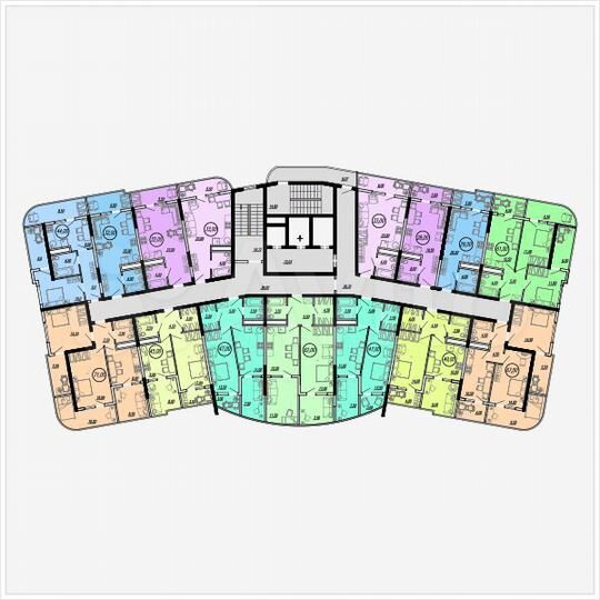2-к. квартира, 44 м², 9/15 эт.