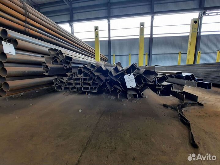 Швеллер гнутый 100х50х4 длина 12м Ст3