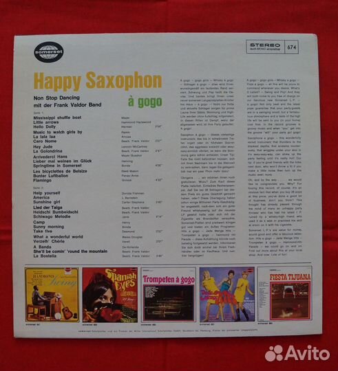 Frank Valdor Band – Happy Saxophon A Go Go