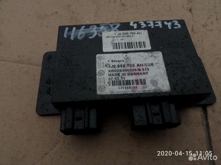 Блок комфорта Volkswagen Golf