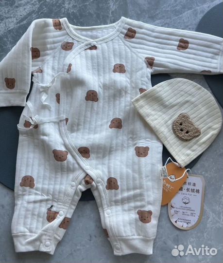 Теплый нательный комбинезон