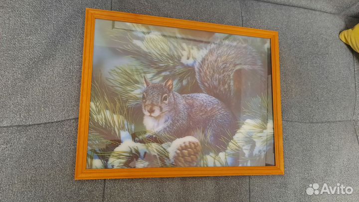 Картина голограмма Белка