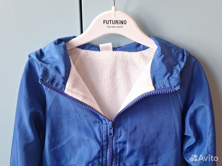 Ветровка для мальчика 92 с флисом