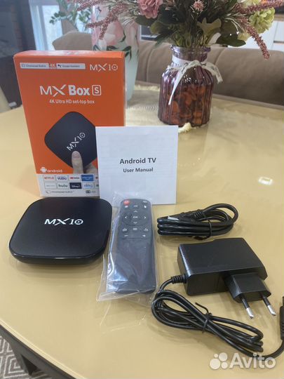Смарт приставка тв бокс MX10 4К ultra HD tv box
