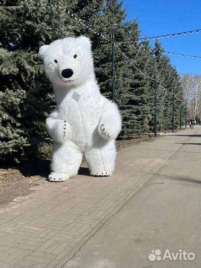 Белый медведь, Панда и Хаги -Ваги,Ростовые куклы
