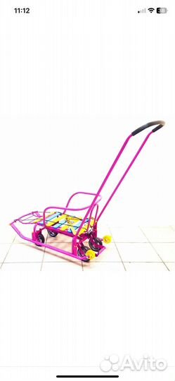 Детские санки с колесами