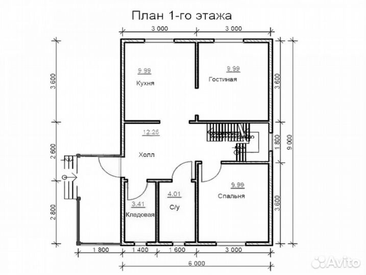 Дом из бруса 6*9