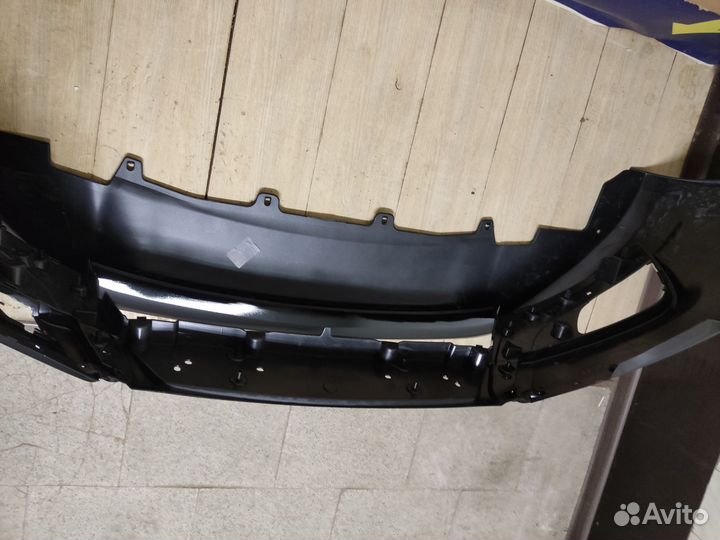 Бампер передний vesta чёрный