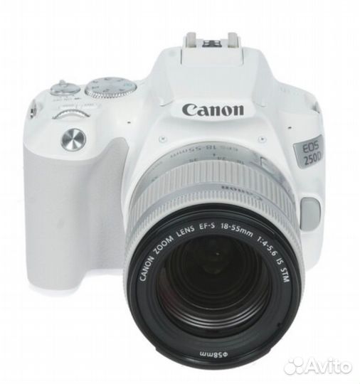 Зеркальный фотоаппарат Canon EOS 250D Kit белый