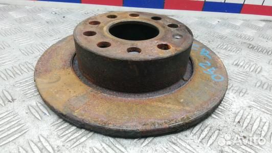 Диск тормозной задний skoda octavia A5 (OEA34LR02)