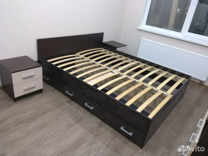 Тумбы прикроватные венге/белфорд