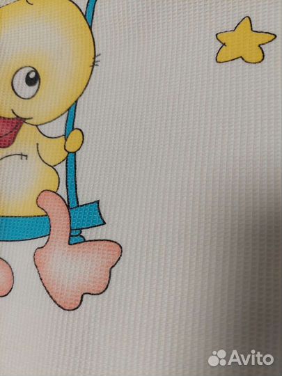 Бортики в кроватку + Балдахин(новый)