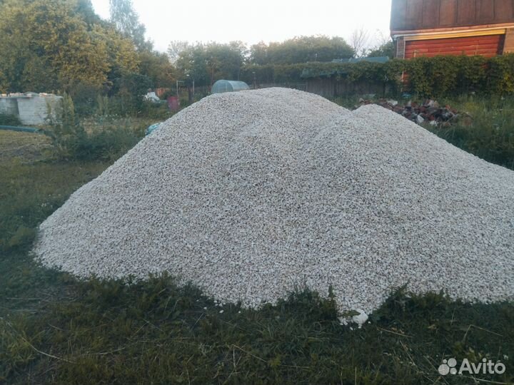 Щебень, песок