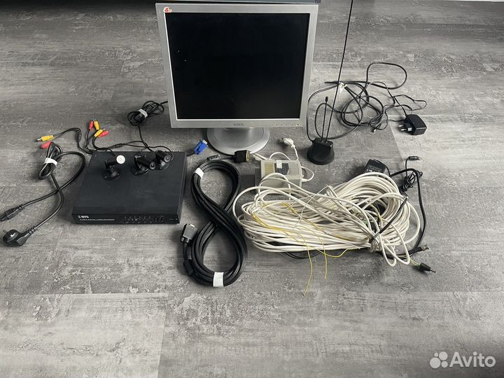 Комплект видеонаблюдения 3 камеры