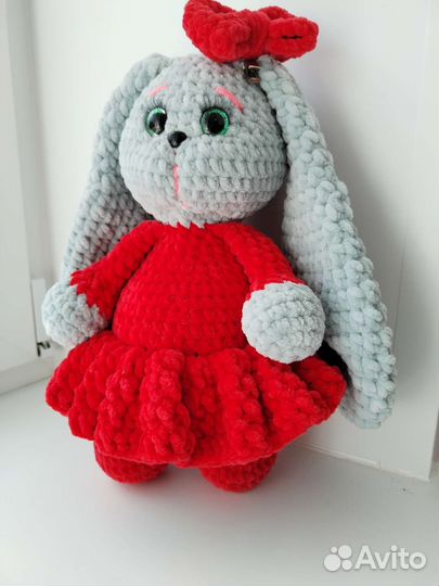 Вязаный зайка