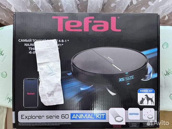 Робот пылесос Tefal explorer serie 60