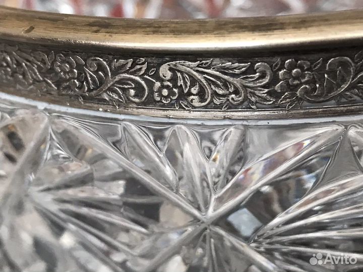 Хрусталь с мельхиором