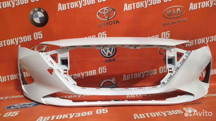 Бампер передний Хендай Солярис 2 рестайлинг с 21г