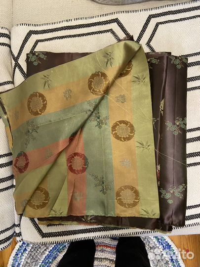 Ткань искусственный шелк 6 метров, ширина 90