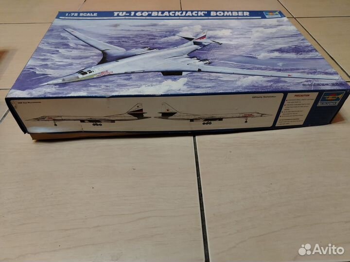 Модель самолёта ту 160 в 1:72