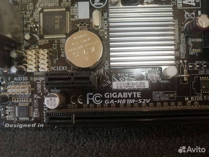 Материнская плата gigabyte GA-H81M-S2V для юры