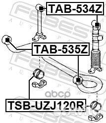 Втулка заднего стабилизатора TAB535Z Febest