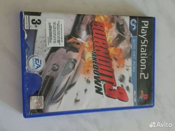 Ps2 диск /BurnOut 3 Takedown/Лицензия