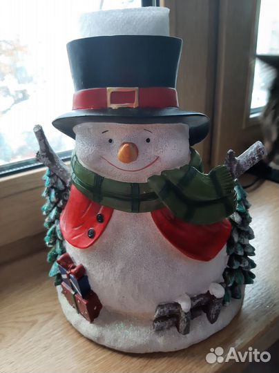 Подставка для бумажных полотенец Снеговик