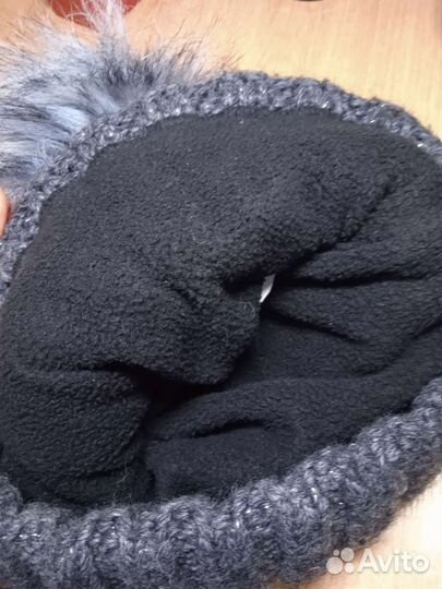 Шапка и шарф на девочку